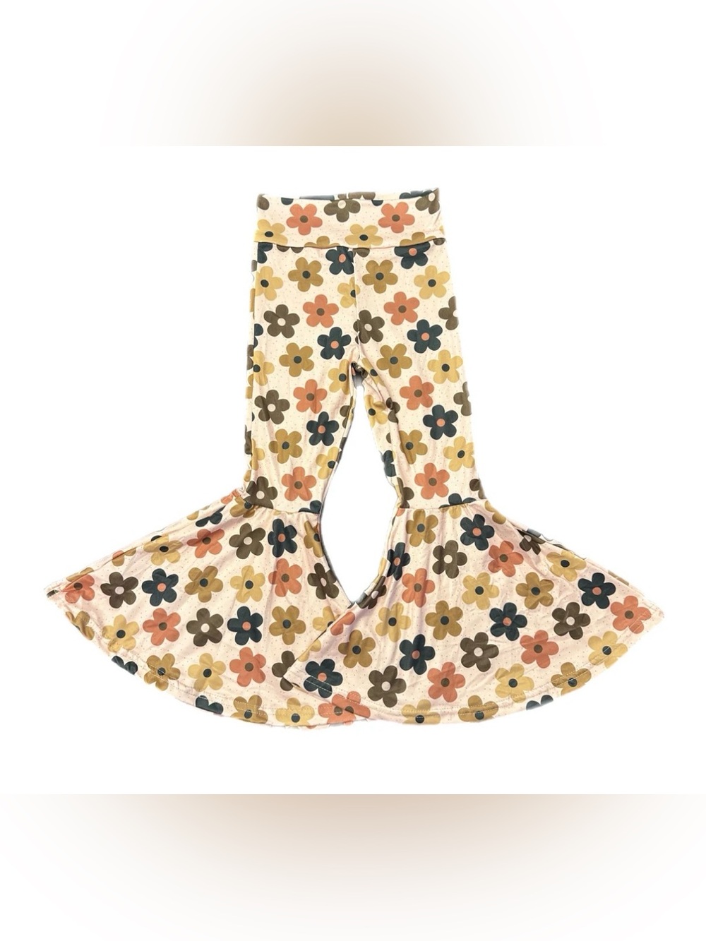 Fall Floral Bellbottoms Size 3T
